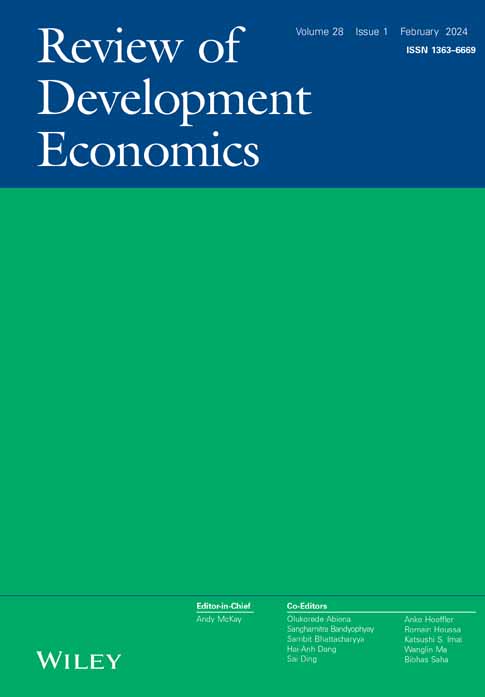 Review of Development Economics