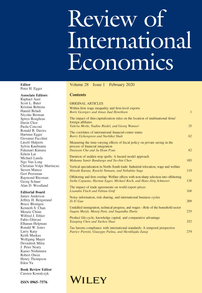 Review of International Economics